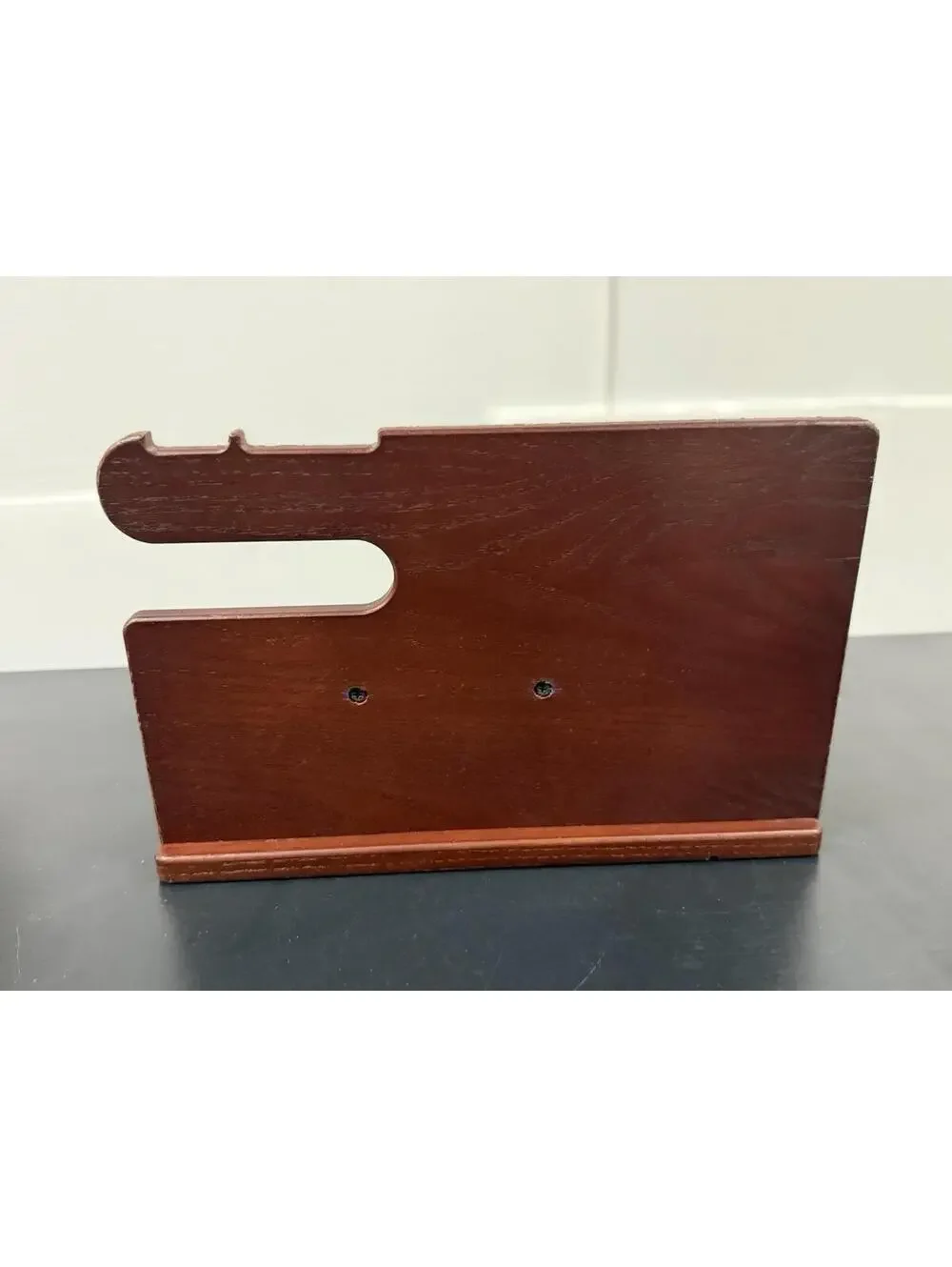 TYBELCO Wooden Desk Valet Organizer Phone Watch Wallet Dock Station